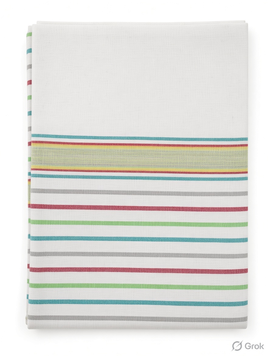 Soft Cotton Hand Towels – Multi-Stripe